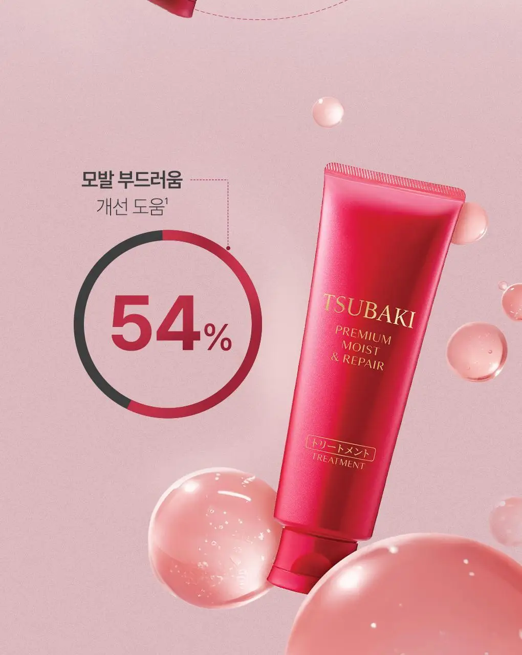[수분&윤기케어] 츠바키 프리미엄 모이스트 & 리페어 트리트먼트 160g 상세페이지 9